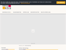 Tablet Screenshot of medienhauskoeln.com